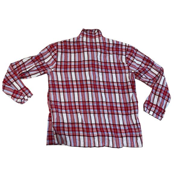 J. Crew Red Flannel Long-Sleeve Pajama Set in Vintage Plaid Size Medium - Picture 7 of 14